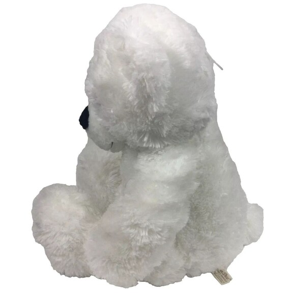 Dan Dee Collector's Choice White 18" Plush Bear Red Rose Flower Valentine's Day - Picture 2 of 10